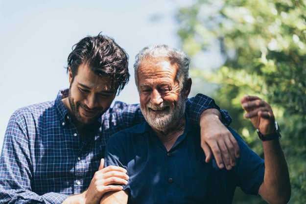son learning about talking to your loved one about senior care
